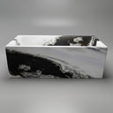Marble bathtub in Panda White - Image 1