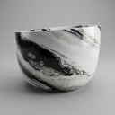 Stone bathtub | Oval freestanding design | L 47.2" | Panda White