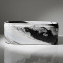 Marble tub in Panda White - Image 1