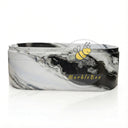 Marble tub | oval black veined | 70.87" Length | Panda White