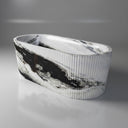 Marble bathtub in Panda White - Image 1