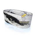 Marble bathtub | fluted oval design | L 70.87" | Panda White