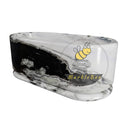 Stone tub | Boldly veined marble | 70.87" Length | Panda White
