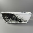 Marble bathtub in Panda White - Image 1
