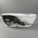 Marble bathtub in Panda White - Image 1