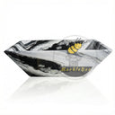 Stone bathtub | geometric angular corner | 71 Inch Length | Panda White