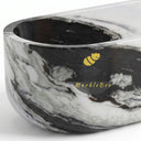 Marble tub in Panda White - Image 7