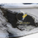 Marble bathtub in Panda White - Image 4