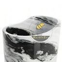 Stone tub | Asymmetrical black veining | 47.24 Inch Length | Panda White