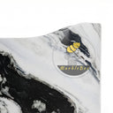 Stone tub | Asymmetrical black veining | 47.24 Inch Length | Panda White