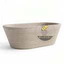 Marble bathtub in Pearl Linen limestone - Image 7