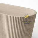 Marble tub in Pearl Linen limestone - Image 7