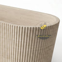 Marble tub in Pearl Linen limestone - Image 7