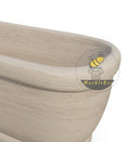 Marble tub in Pearl Linen limestone - Image 6