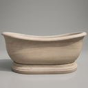 Marble bathtub in Pearl Linen limestone - Image 1