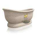 Marble bathtub in Pearl Linen limestone - Image 3