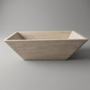 Marble bathtub in Pearl Linen limestone - Image 1
