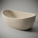 Marble bathtub in Pearl Linen limestone - Image 1