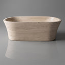 Marble bathtub in Pearl Linen limestone - Image 1