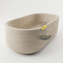 Marble bathtub in Pearl Linen limestone - Image 6