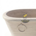 Marble bathtub in Pearl Linen limestone - Image 4