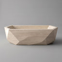 Marble bathtub in Pearl Linen limestone - Image 1