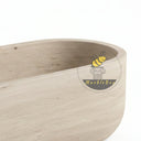 Marble bathtub in Pearl Linen limestone - Image 4