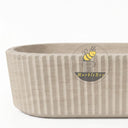 Marble bathtub in Pearl Linen limestone - Image 4