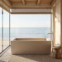 Marble bathtub in Massangis Clair Limestone - Image 3