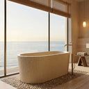 Marble bathtub in Massangis Clair Limestone - Image 1