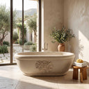 Marble bathtub in Massangis Clair Limestone - Image 1