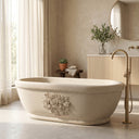 Marble bathtub in Massangis Clair Limestone - Image 5