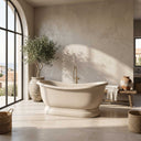 Marble bathtub in Massangis Clair Limestone - Image 3