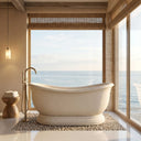 Marble bathtub in Massangis Clair Limestone - Image 2