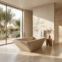 Stone bathtub in Massangis Clair Limestone - Image 3