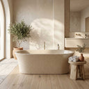 Stone bathtub in Massangis Clair Limestone - Image 6