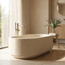 Marble bathtub in Massangis Clair Limestone - Image 4