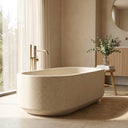 Marble bathtub in Massangis Clair Limestone - Image 4