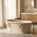 Marble bathtub in Massangis Clair Limestone - Image 4