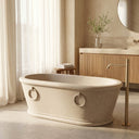Marble bathtub in Massangis Clair Limestone - Image 4