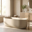 Marble bathtub in Massangis Clair Limestone - Image 2