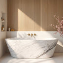 Marble bathtub in Volakas Marble - Image 5