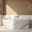 Marble bathtub in Volakas Marble - Image 1