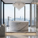 Marble bathtub in Volakas Marble - Image 1