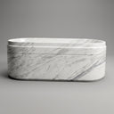 Marble bathtub in Volakas Marble - Image 2