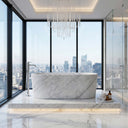Marble bathtub in Volakas Marble - Image 4