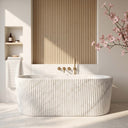 Marble bathtub in Volakas Marble - Image 2
