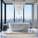 Marble bathtub in Volakas Marble - Image 2