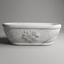 Marble bathtub in Volakas Marble - Image 1