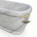 Marble bathtub in Volakas Marble - Image 5